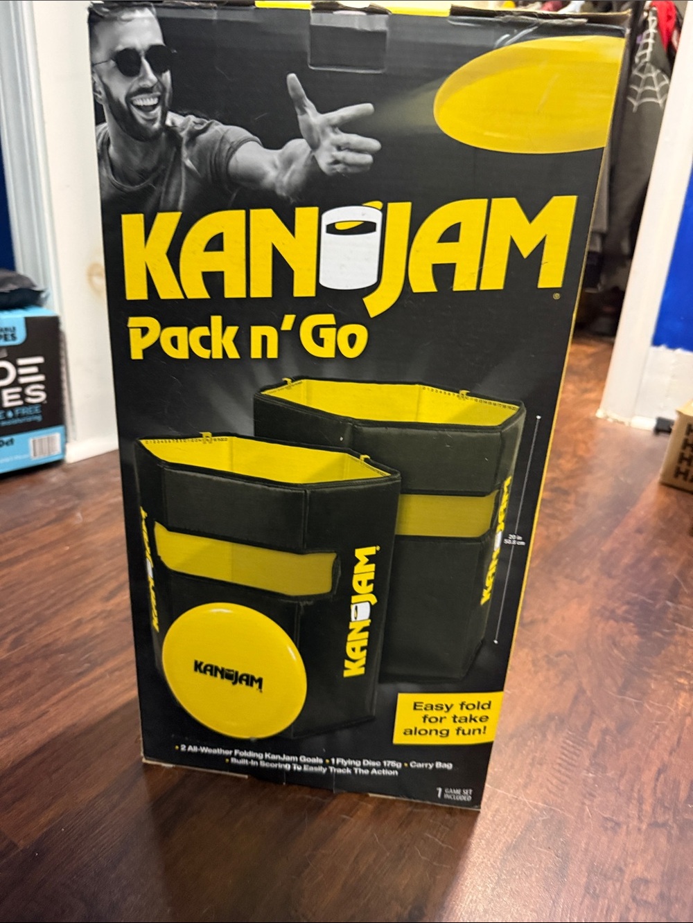 Pack n' Go Folding Kan Jam Goal - Black & Yellow